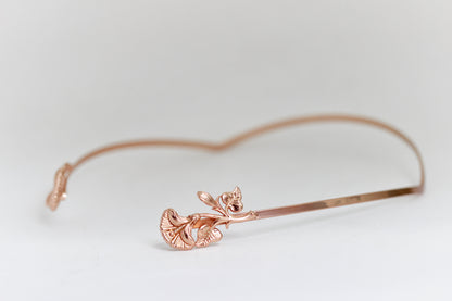 Morning Glory Flowers Goddess Crown