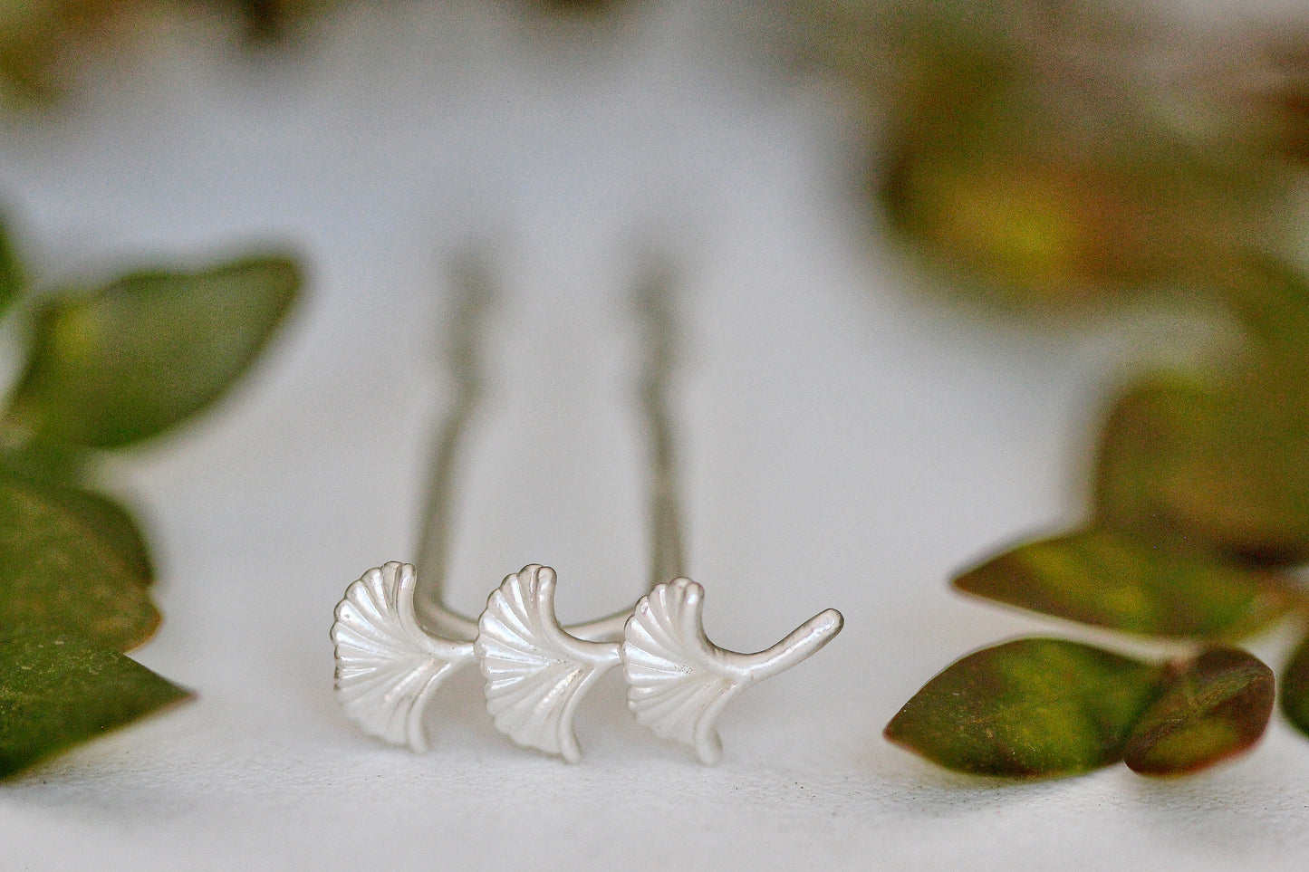 Preorder * Small Ginkgo Leaves Hair Prong