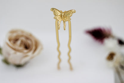 Baby Luna Moth Hair Prong