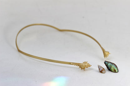 Siren Conch Goddess Crown