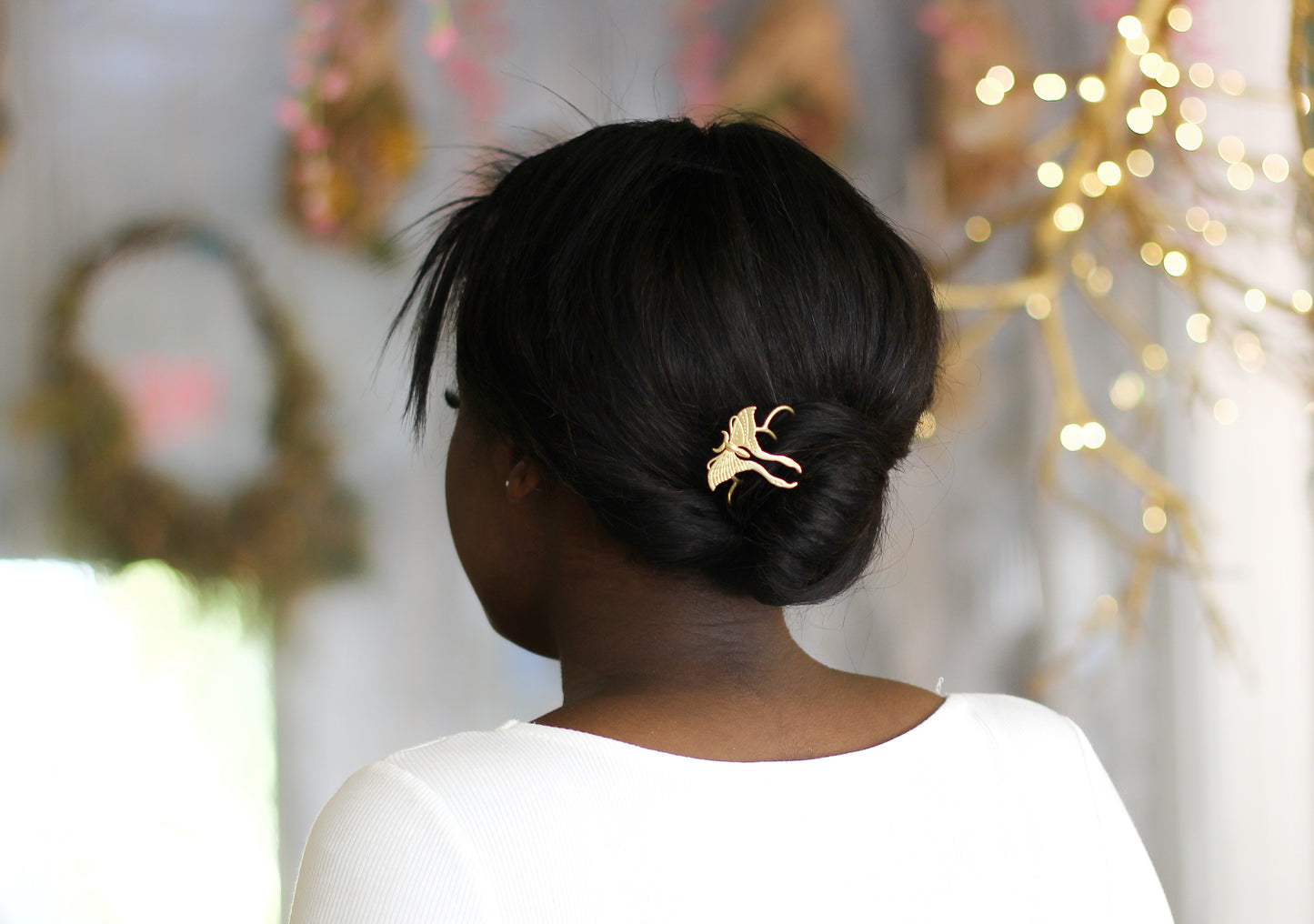 Luna Moth Hair Prong