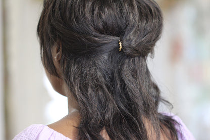 Mini Ginkgo Leaves Hair Prong