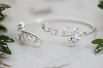 Crystal Lily of the Valley Bracelet