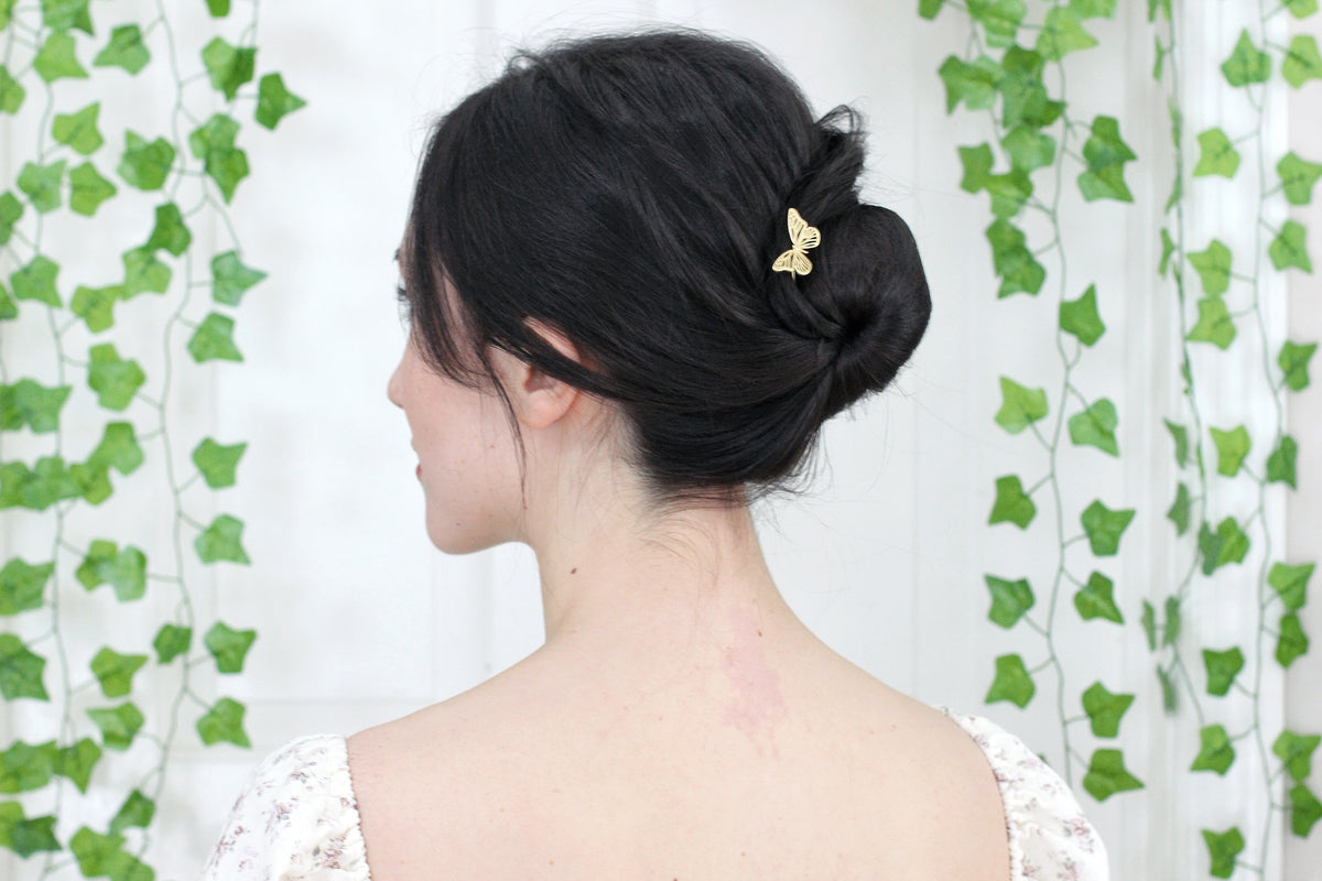 Spring Butterfly Hair Prong