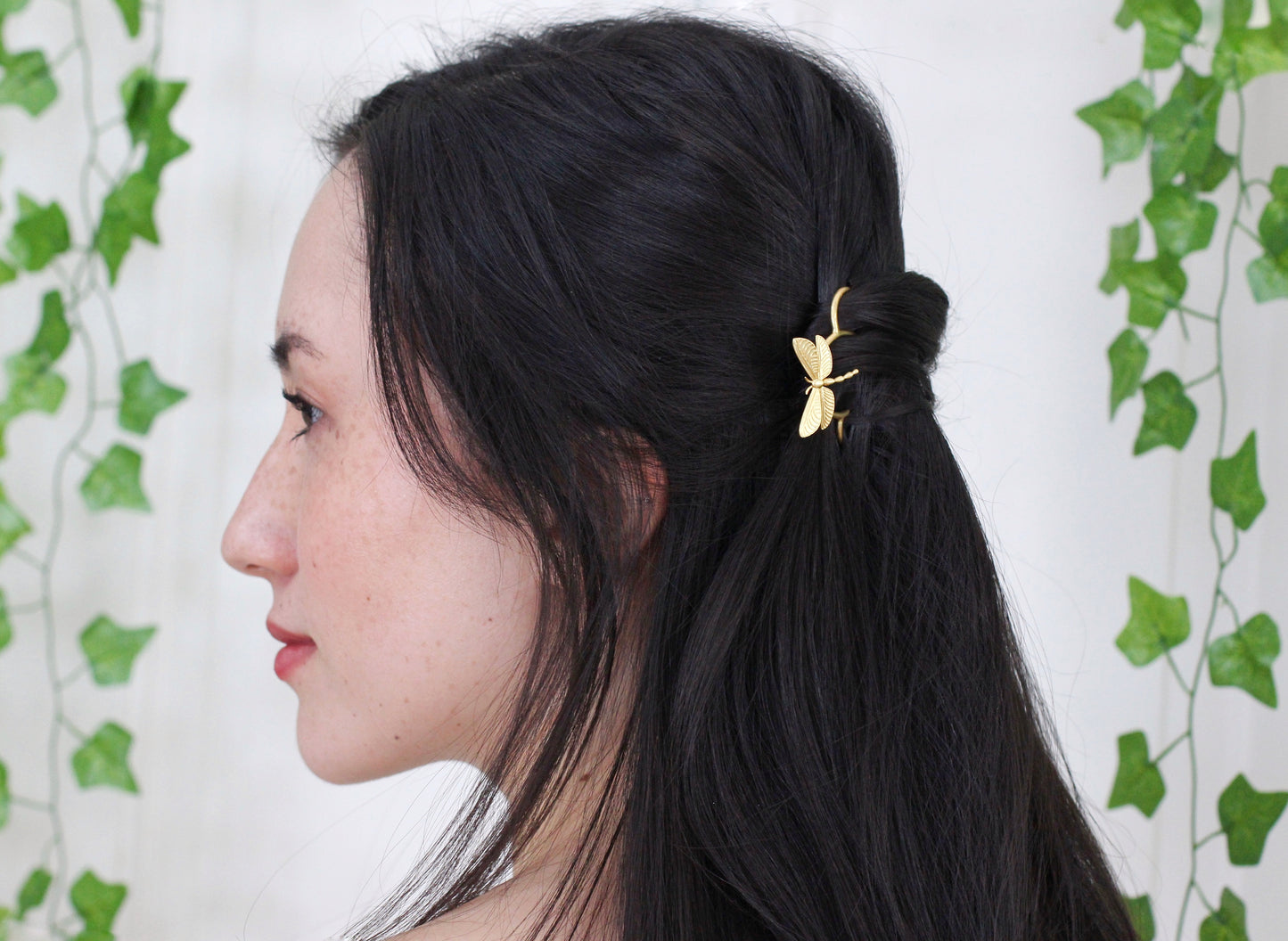 Spring Dragonfly Hair Pin