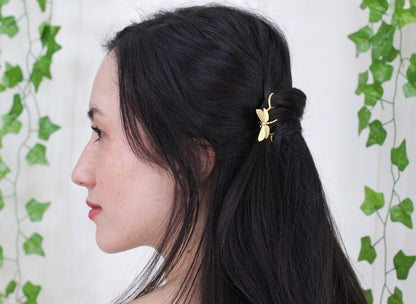 Spring Dragonfly Hair Pin