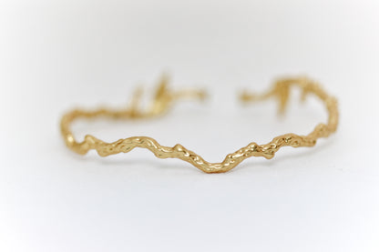 Rustic Dainty Branch Crystals Bracelet