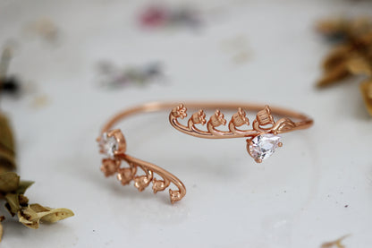 Crystal Lily of the Valley Bracelet