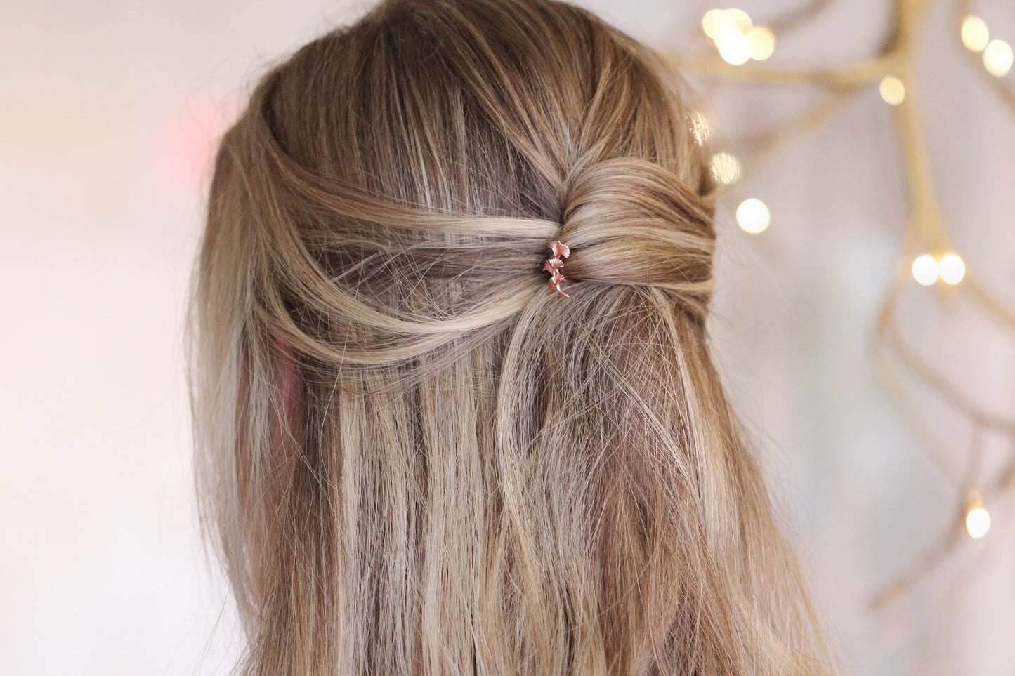 Preorder * Small Ginkgo Leaves Hair Prong