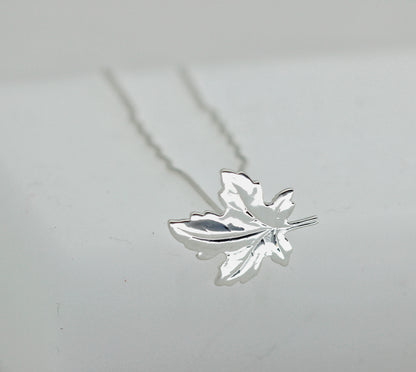Baby Maple Leaf Hair Pin