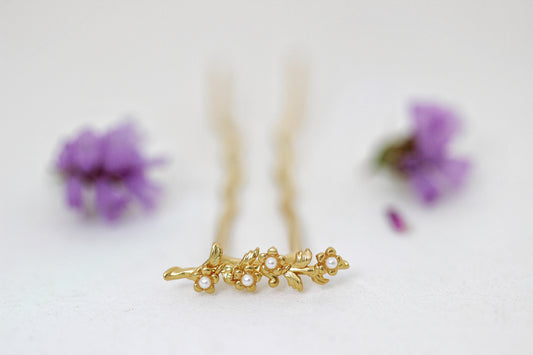 Mini Forget-Me-Not Hair Pin