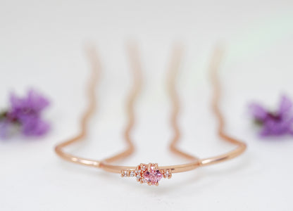 Pink Sparkle Pin Duo- 2 piece Set