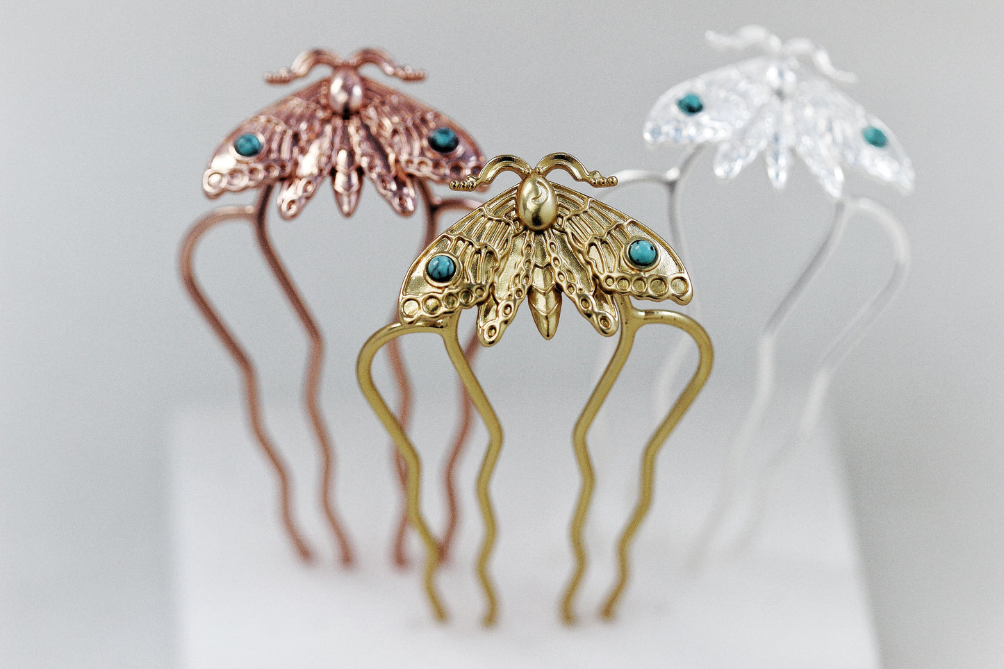 Nocturne Moth Hair Prong