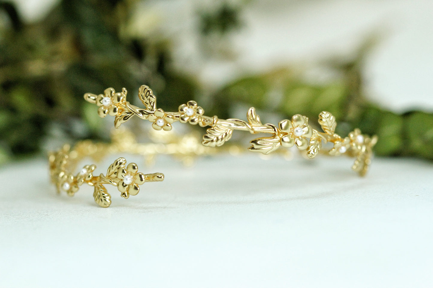 Forget me Not Floral Arm Band