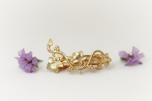 Wild Ivy Leaves Barrette