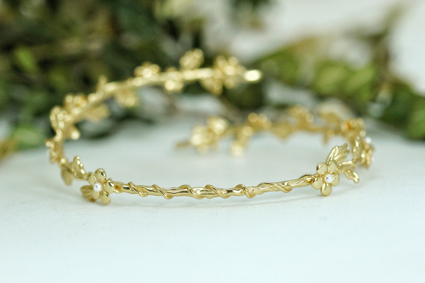 Forget me Not Floral Arm Band