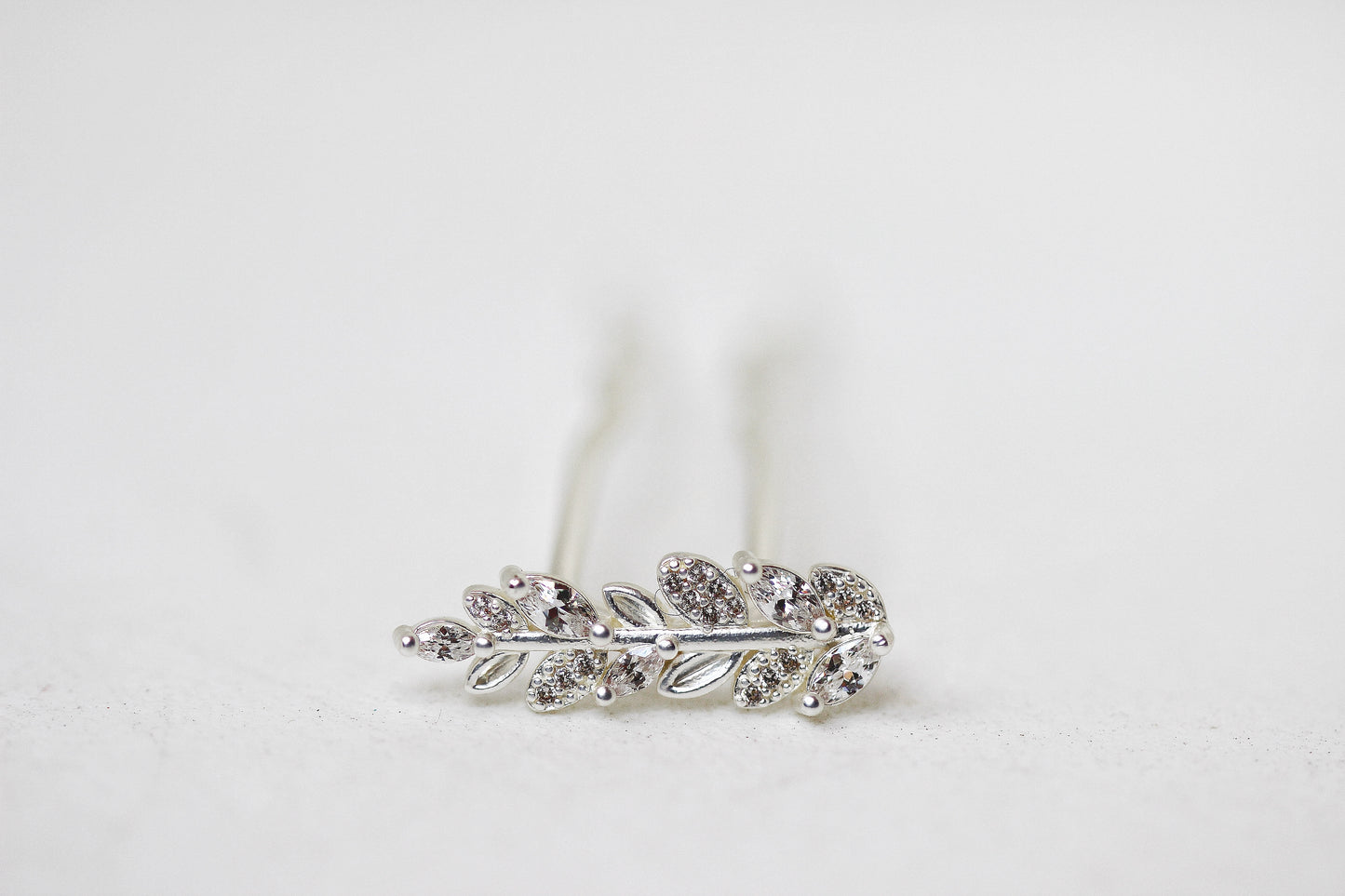 Crystal Leaves Pin Duo- 2 piece Set