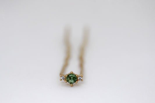 Mini Sage Sparkle Hair Pin