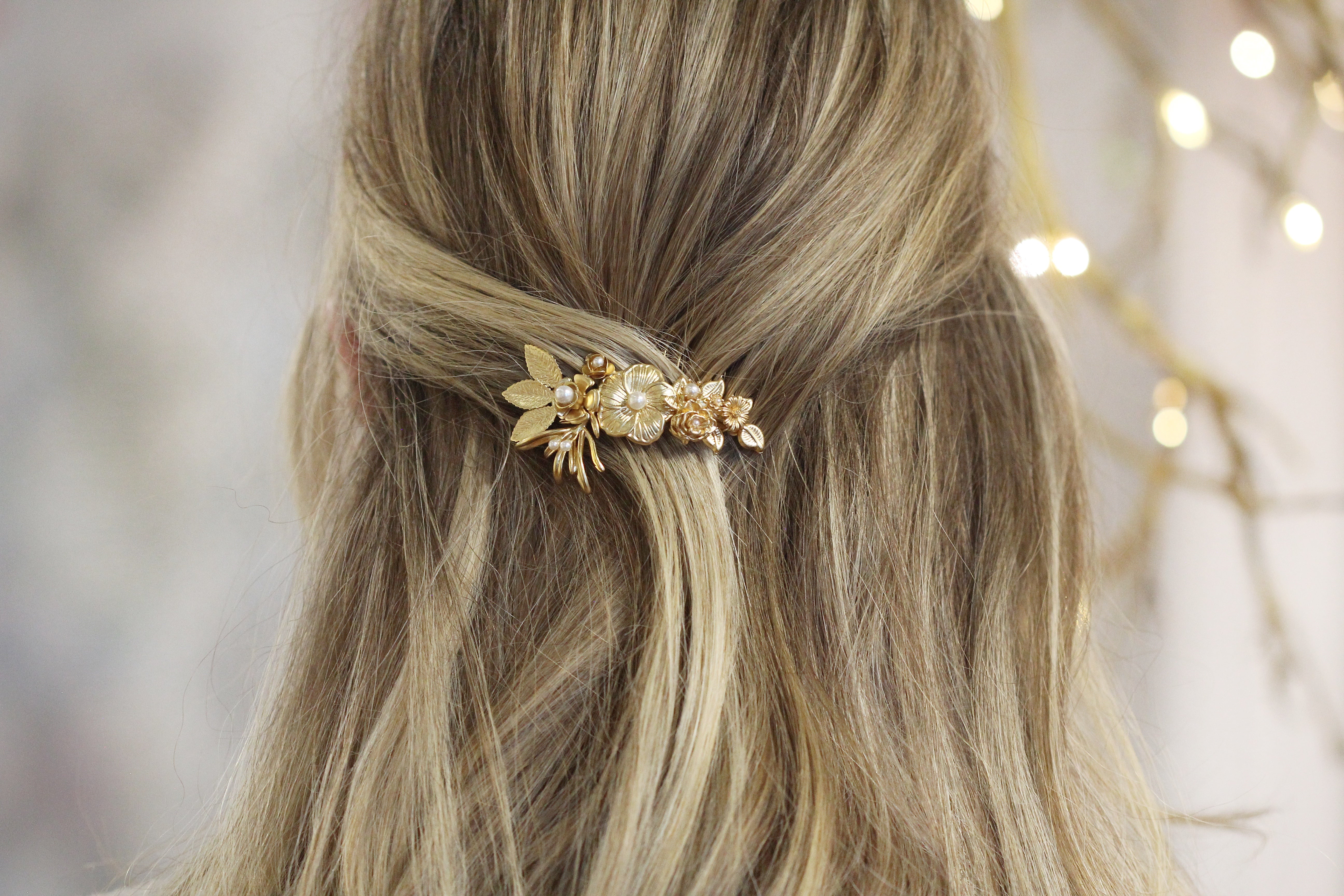 Field of Roses Hair Comb