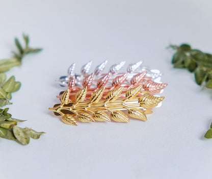 Olive Leaf Barrette