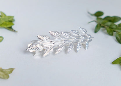 Olive Leaf Barrette