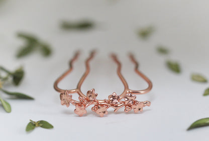 Wild Ivy Leaves Hair Prong