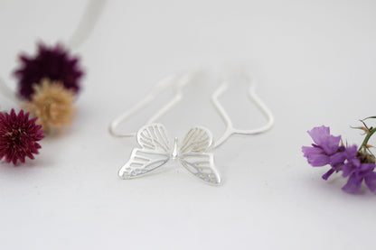 Spring Butterfly Hair Prong