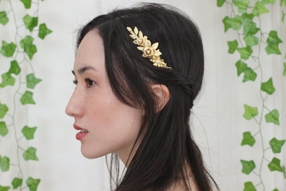 Josie Floral Asymmetrical Goddess Crown