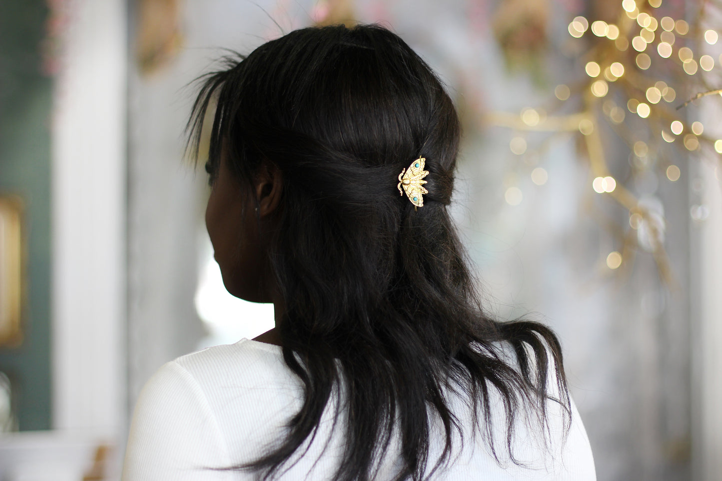 Nocturne Moth Hair Prong