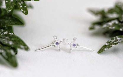 Sword Earrings