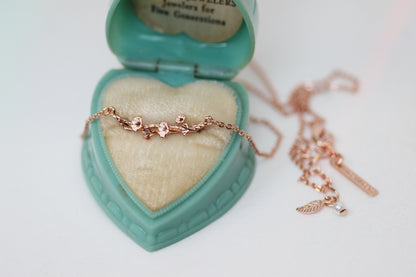 Petite Ginkgo Leaves Necklace
