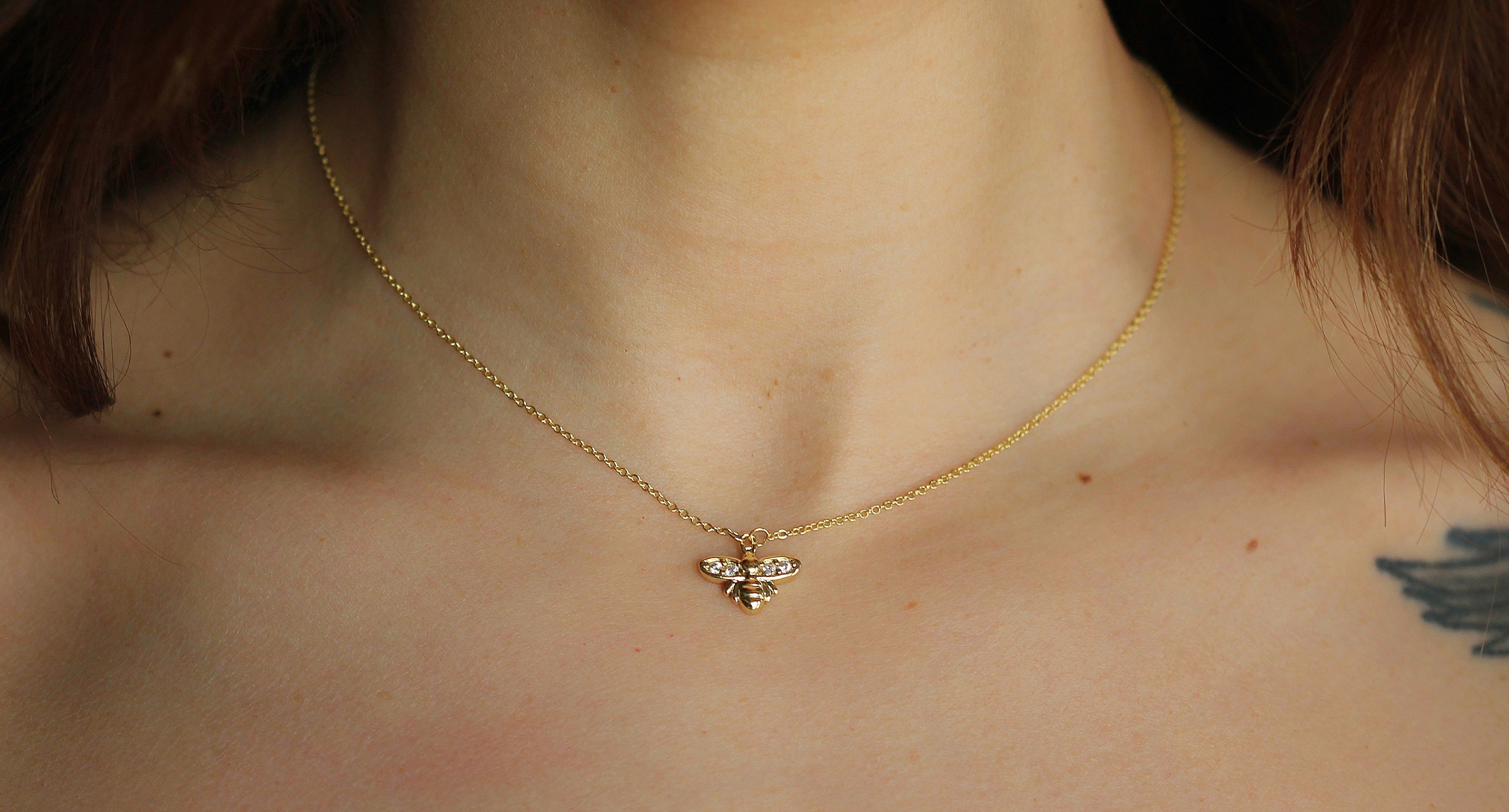 Queen Bee Crystals Necklace