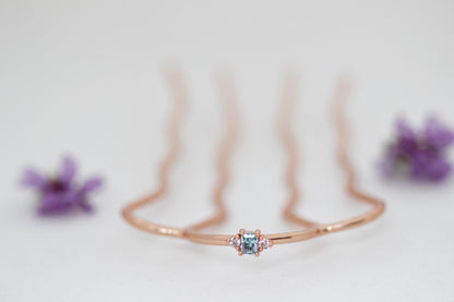 Sky Blue Sparkle Hair Pin