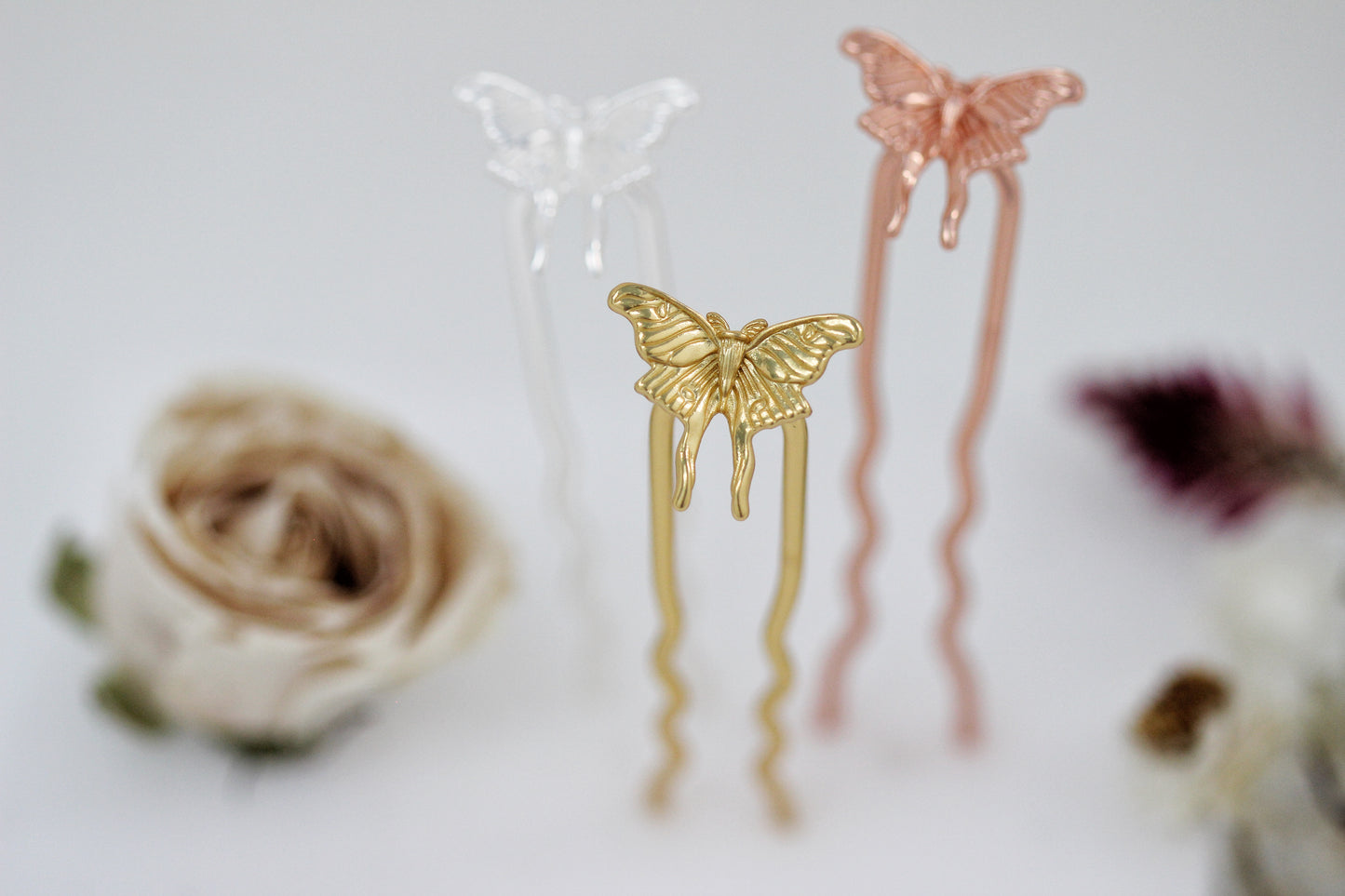 Baby Luna Moth Hair Prong