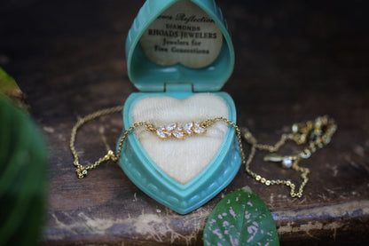 Forest Nymph Crystal Necklace