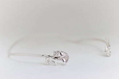 Morning Glory Flowers Goddess Crown