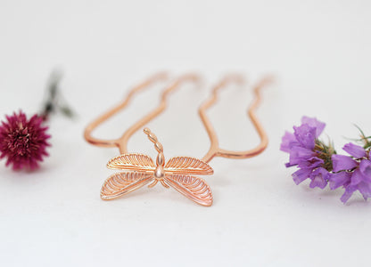 Spring Dragonfly Hair Pin