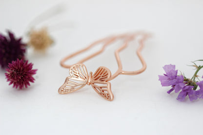 Spring Butterfly Hair Prong