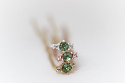 Sage Sparkle Pin Duo- 2 piece Set