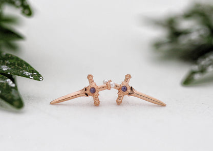 Sword Earrings