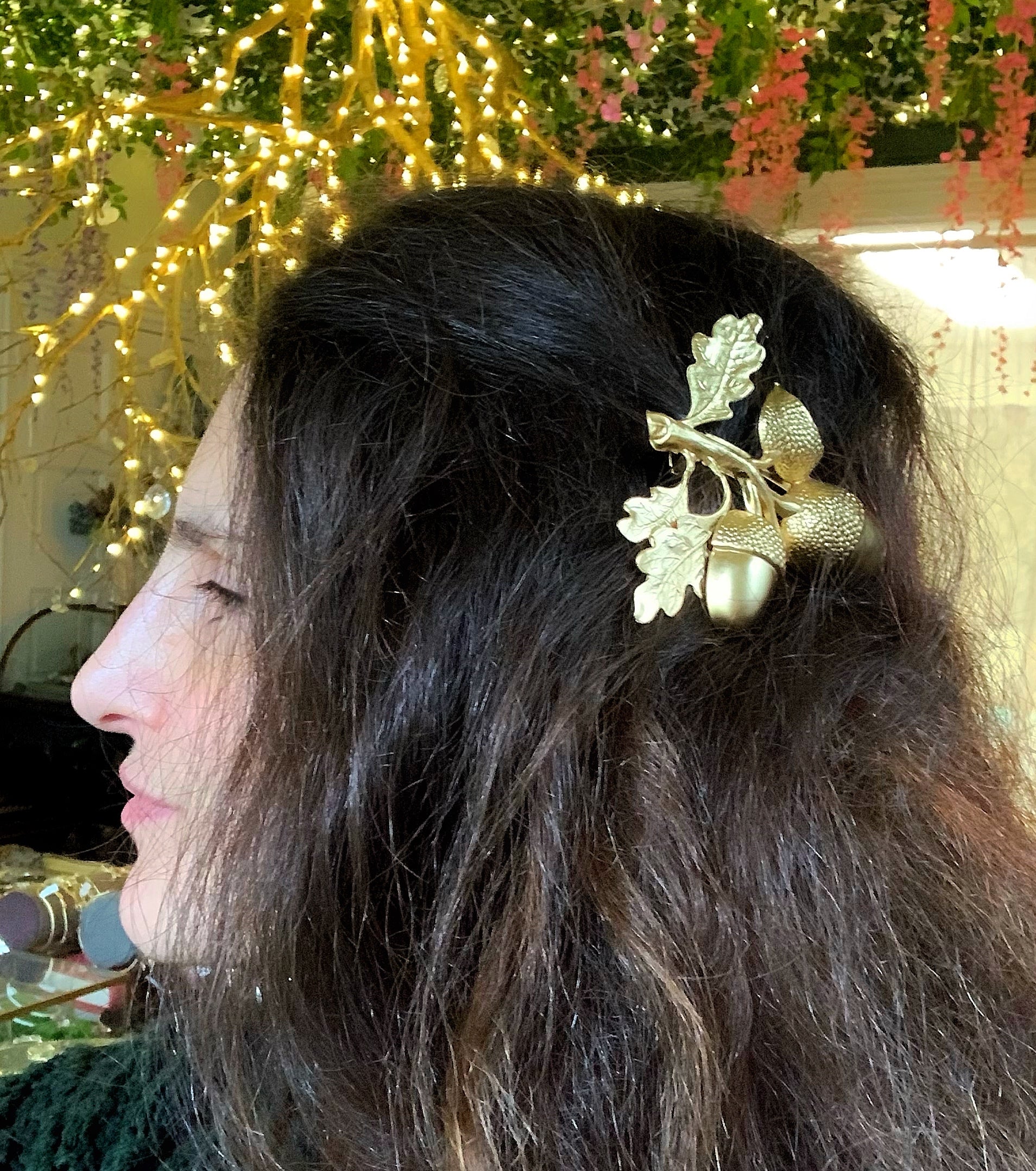 Royal Acorns Barrette