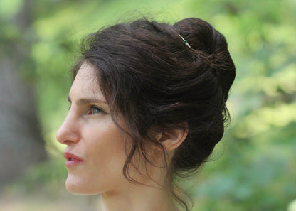 Opal Emerald Dream Hair Pin
