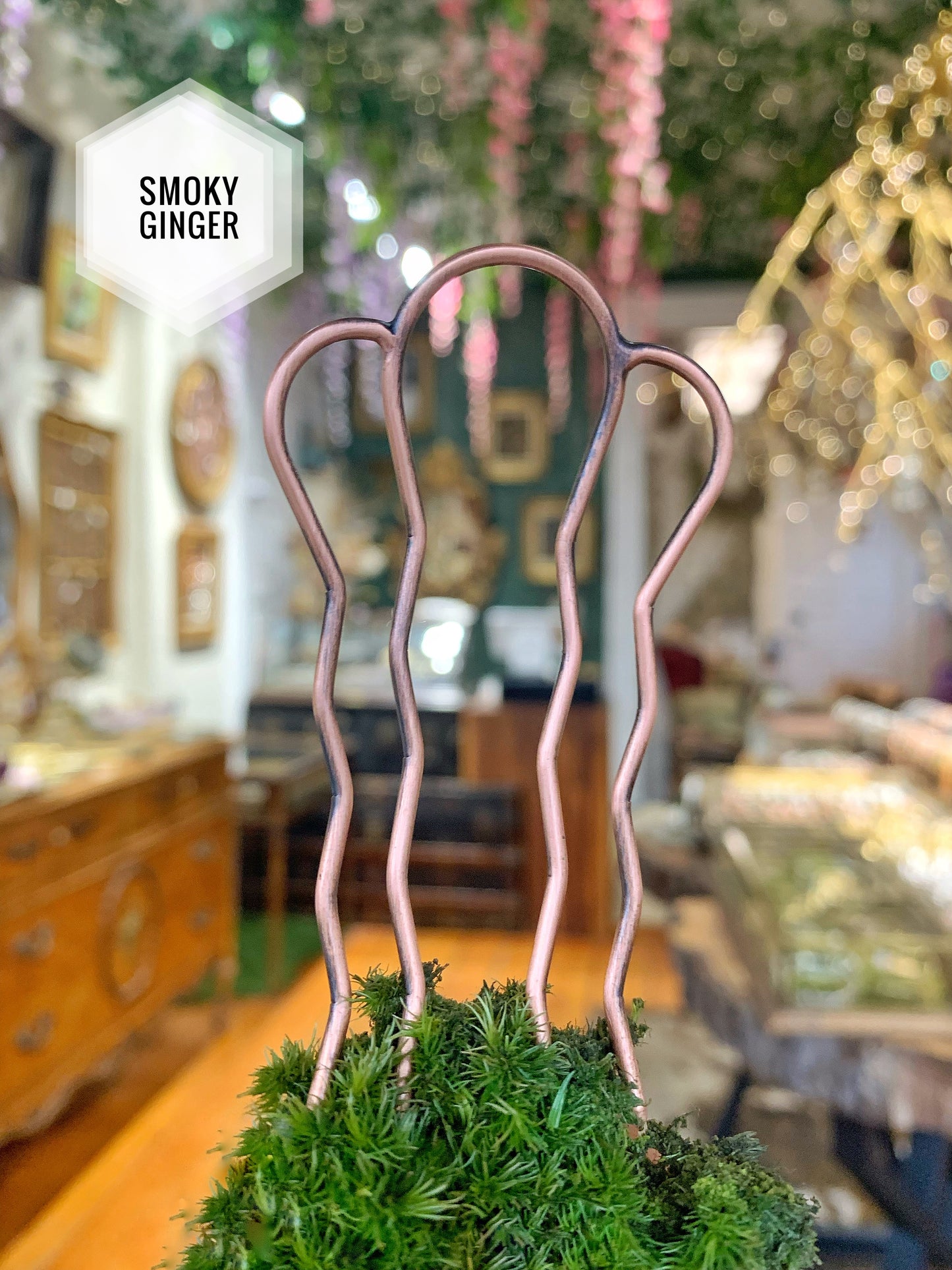 Four Teeth Plain Hair Prong / Pin