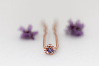 Mini Pink Sparkle Hair Pin