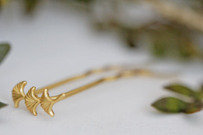 Preorder * Small Ginkgo Leaves Hair Prong