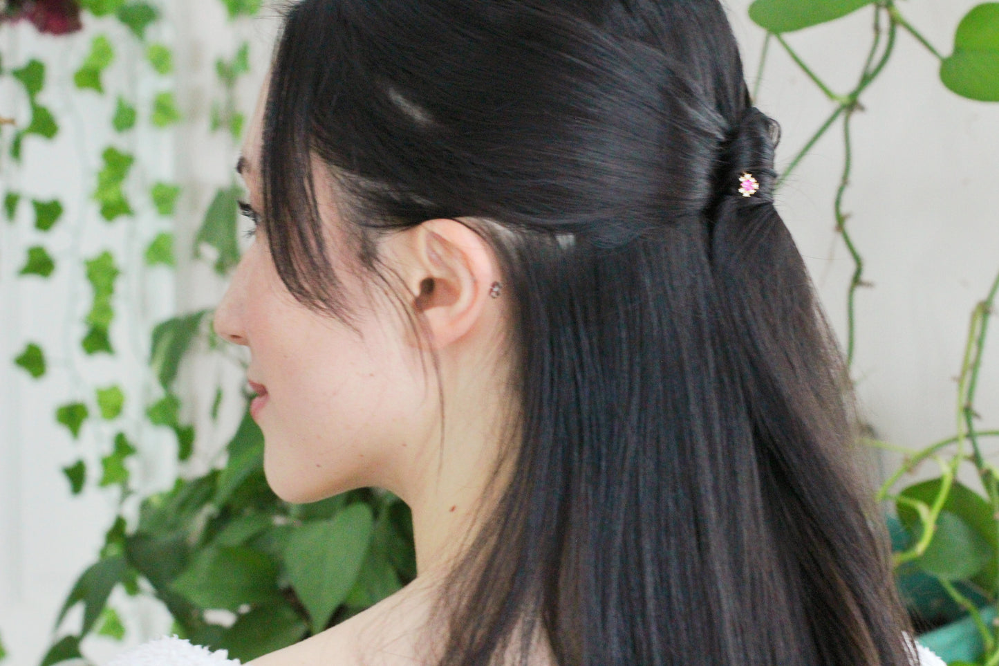 Mini Pink Sparkle Hair Pin