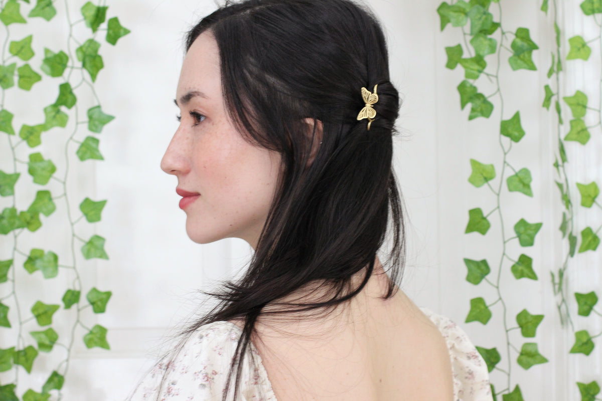 Spring Butterfly Hair Prong