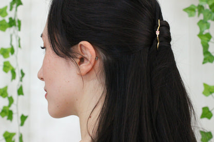 Pink Sparkle Hair Pin