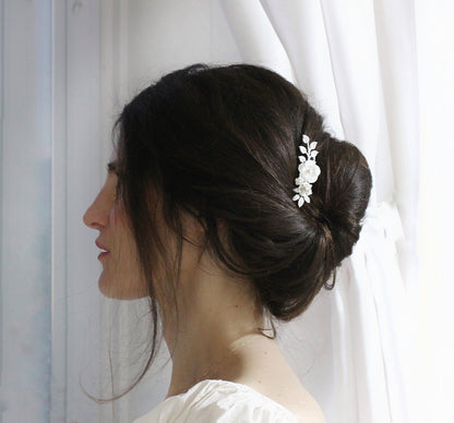 Royal Blooming Floral Hair Prong