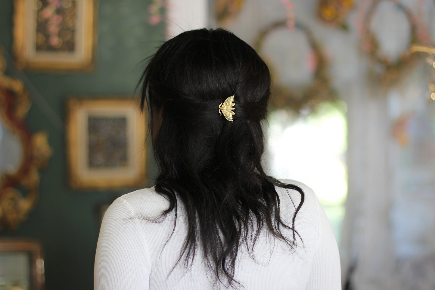 Nocturne Moth Hair Prong